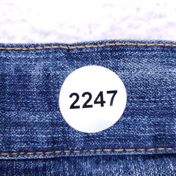 LL Cool J Jean Shorts Denim Cotton Mens SZ 36 Blue Straight VTG Baggy 90s Y2K - Picture 12 of 12